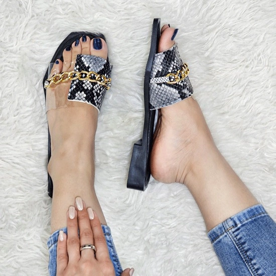 دمپایی طلقی زنجیری دادلی